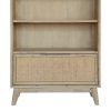 Grevillea Bookshelf Bookcase 4 Tier Drawers Solid Acacia Timber Wood – Brown