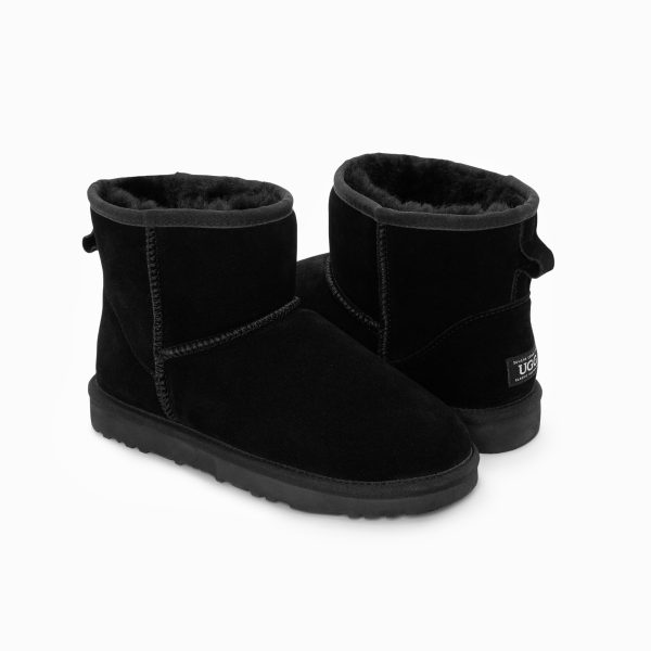 Ugg Boots Genuine Australian Sheepskin Unisex Mini Classic Suede (Black) – Euro 39