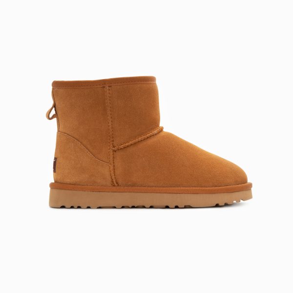 Ugg Boots Genuine Australian Sheepskin Unisex Mini Classic Suede (Chestnut) – Euro 35