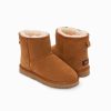 Ugg Boots Genuine Australian Sheepskin Unisex Mini Classic Suede (Chestnut) – Euro 35