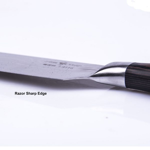 Japanese Chef Knife – Pro Kitchen Knife 34cm Chef’s Knives High Carbon German Stainless Steel Sharp Knife