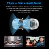 FHD Car DVR Camera DashCam Dash Cam Dual Record Hidden Recorder 1080P Parking Monitor