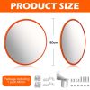 80cm Traffic Blind Spots Curved Convex Mirror Wide Angle for Driveway Warehouse Garage Security