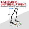 Motorcycle Universal Paddock Rear Stand Lift Fork Stand Rear Wheel Swingarm Spool