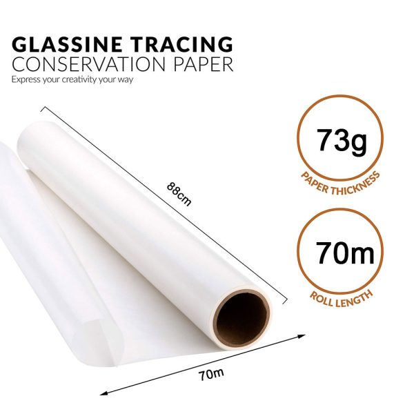 70m 88cm Wide  Glassine Tracing Paper Light Diffusion Translucent Photography