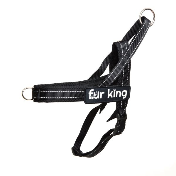 Fur King Signature Quick Fit Harness – L, Black