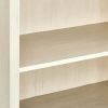 Salinas 5 Shelf Bookcase – White