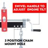 Engine Leveler Balancer 907kg Load Shop Crane Hoist Chain Lift Loading Leveller