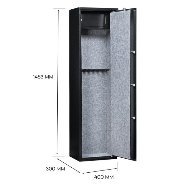 8 Gun Safe Firearm Rifle Storage Lock box Steel Cabinet Heavy Duty Locker CAT A+B