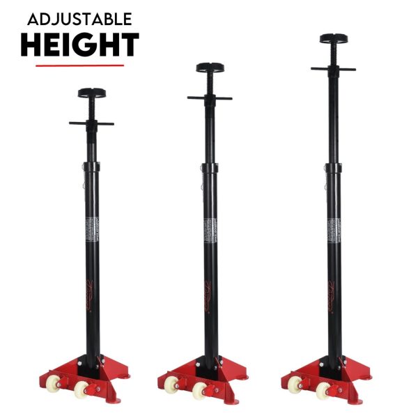 HIGH UNDER CAR SUPPORT STAND TALL AXLE JACK SUPPORT UNDER HOIST STAND LIFTER RAM