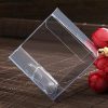 10 Piece Pack -PVC Clear See Through Plastic 15cm Square Cube Box – Large Bomboniere Product Exhibition Gift