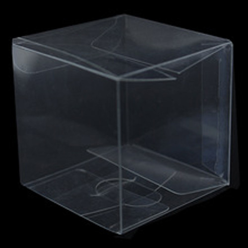 10 Pack of 8cm Square Cube – Product Showcase Clear Plastic Shop Display Storage Packaging Box