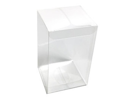 10 Pack of 8x8x10cm Clear PVC Plastic Folding Packaging Small rectangle/square Boxes for Wedding Jewelry Gift Party Favor Model Candy Chocolate Soap B