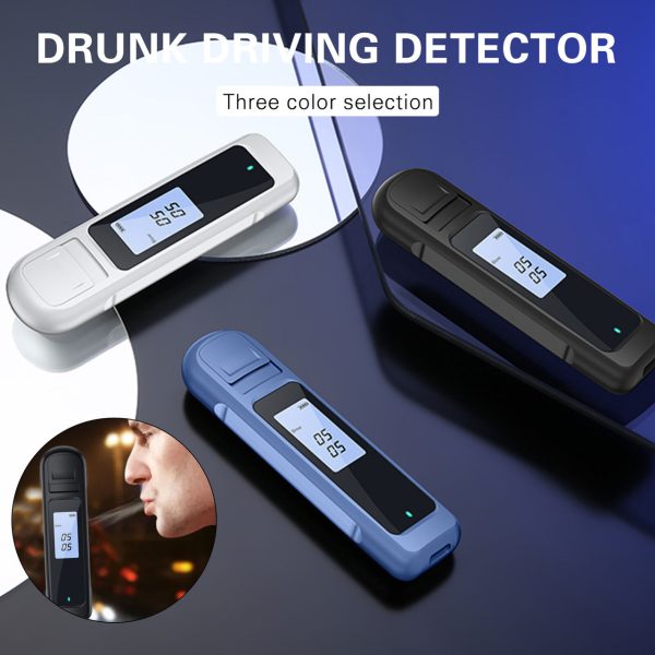 Alcohol Breathalyzer Drink Tester DUI LCD Breath Analyzer Handbag Pocket Size BLACK – FREE POST