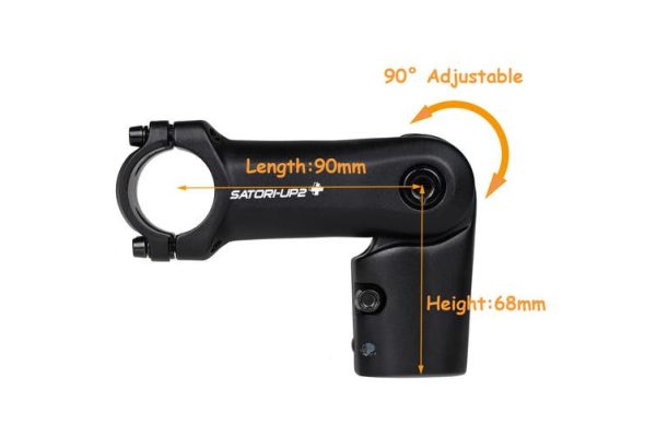 Satori UP2 Plus Ebike Height Adjustable Stem MTB Mountain Cable Hide