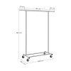 SONGMICS Clothes Rack on Wheels 90 kg Load Capacity