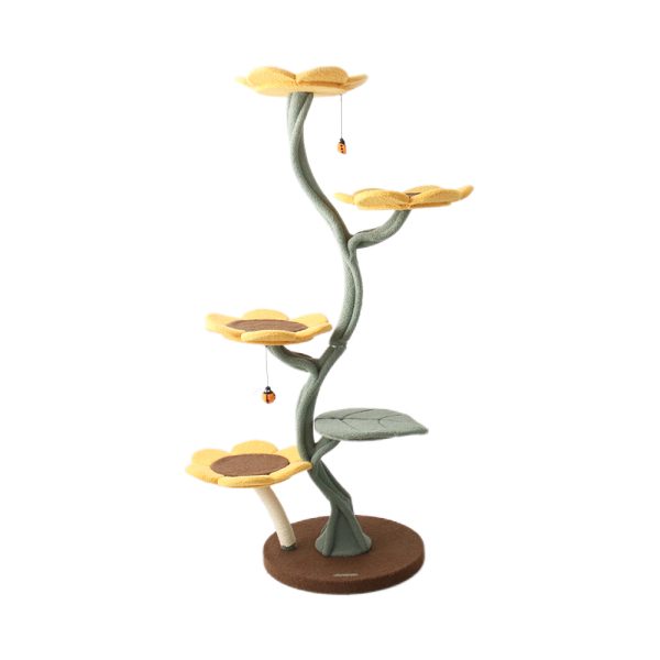 CMISSTREE 5-Level Sunflower Cat Tree