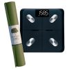 Harmony Mat – Olive & Etekcity Scale for Body Weight and Fat Percentage – Black Bundle