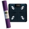 Harmony Mat – Purple & Etekcity Scale for Body Weight and Fat Percentage – Black Bundle