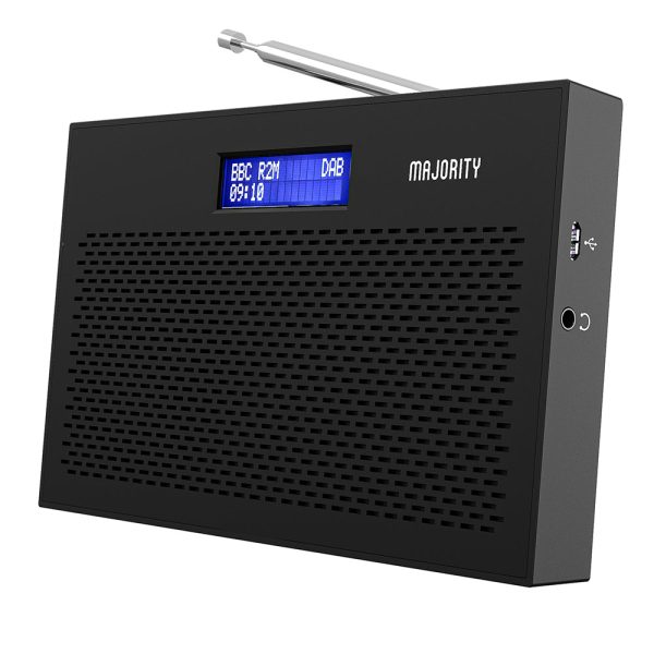 Majority Histon Compact DAB & FM Radio – Black