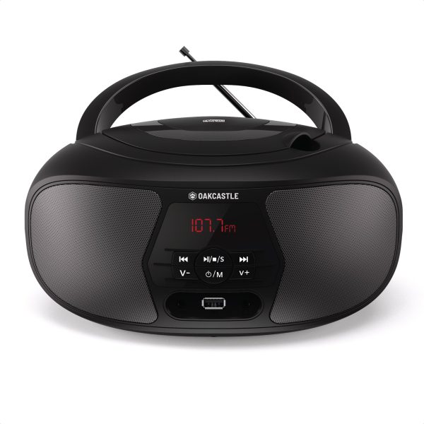 Majority Oakcastle BX200 Portable Bluetooth CD Player – Black