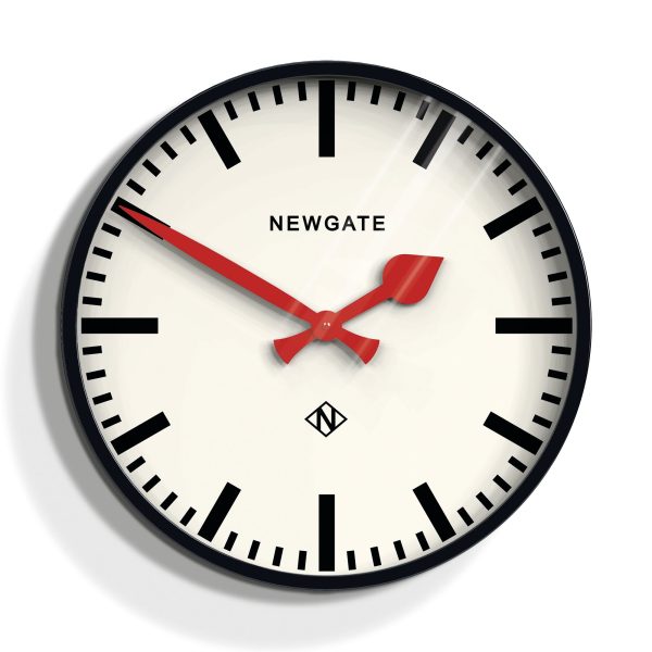 Newgate Putney Clock Black