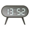 Newgate Space Hotel Cyborg Led Alarm Clock – Grey