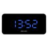 Newgate Space Hotel Hypertron Alarm Clock Black Case – Black Lens – Blue