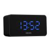 Newgate Space Hotel Hypertron Alarm Clock Black Case – Black Lens – Blue