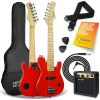 3rd Avenue Junior Electric Guitar Pack – Red