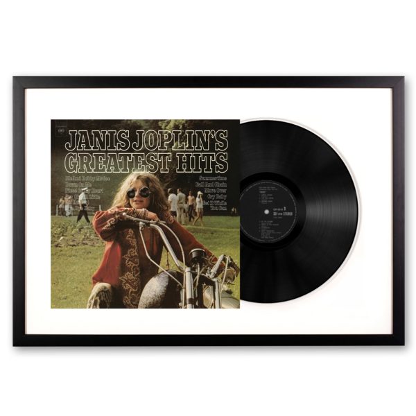 Framed Janis Joplin Janis Joplin’s Greatest Hits Vinyl Album Art