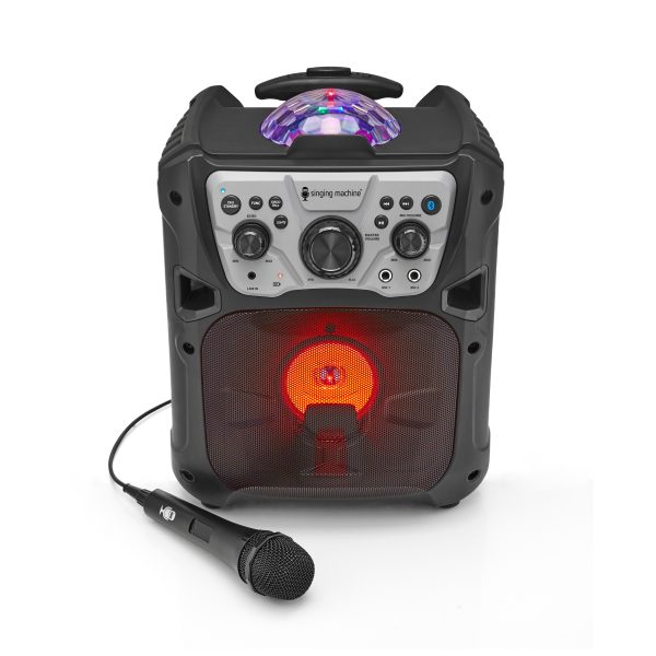 Singing Machine Mini Fiesta- Bluetooth + Light Show