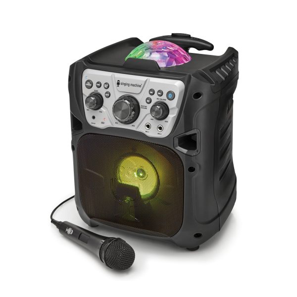 Singing Machine Mini Fiesta- Bluetooth + Light Show