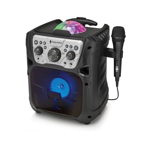 Singing Machine Mini Fiesta- Bluetooth + Light Show