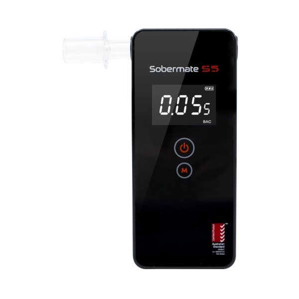 Sobermate 5S Personal Breathalyser AS3547 Certified