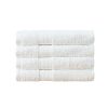 Bath Towel 4 Piece Cotton Hand Towels Set – White