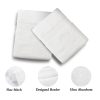 Bath Towel 4 Piece Cotton Hand Towels Set – White