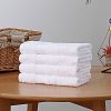 Bath Towel 4 Piece Cotton Hand Towels Set – White