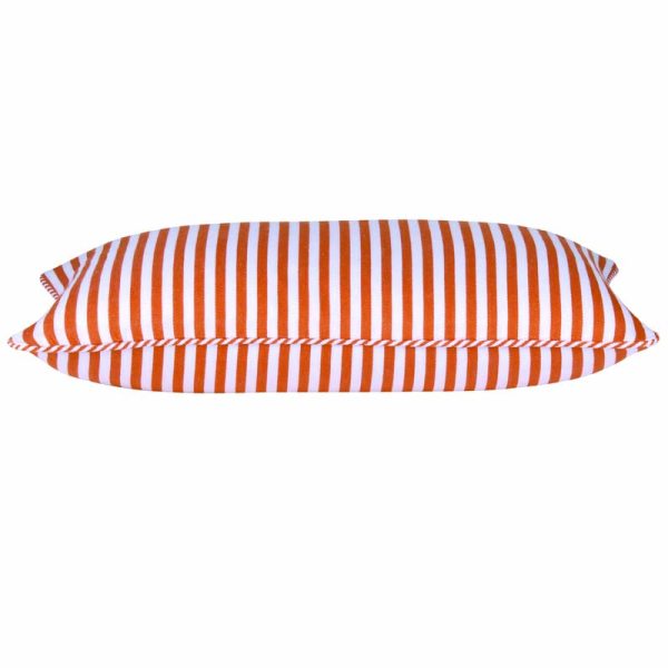 Dandi Orange & White Cushion Cover