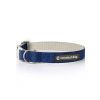 Natural Hemp & Cotton Dog Collar (Ink Blue) – L