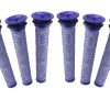 6 x Filters for DYSON V6, V7, V8,  DC58, DC59, DC61, DC62 stickvac