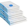 9 Pack Space Saver Vacuum Seal Storage Bag Kit, 2 Large, 5 Medium & 2 Small