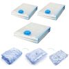 9 Pack Space Saver Vacuum Seal Storage Bag Kit, 2 Large, 5 Medium & 2 Small