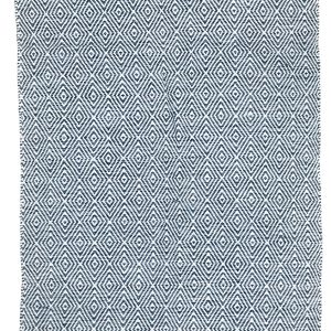 Blue/white kilim rug 90x150 cm