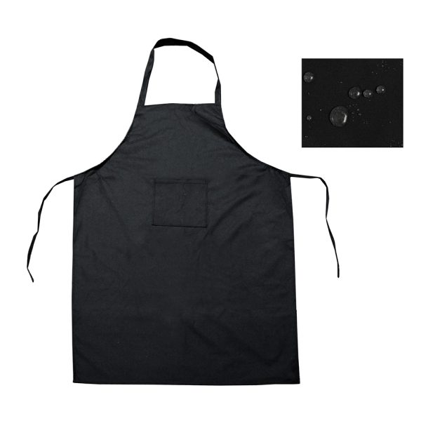 Waterproof Large Polyester Black Apron