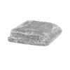 Soft Plain Faux Mink Blanket Queen – Silver