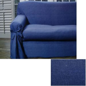 Navy Blue Dots Sofa Cover 1 to 2 Seater 230 X 360cm