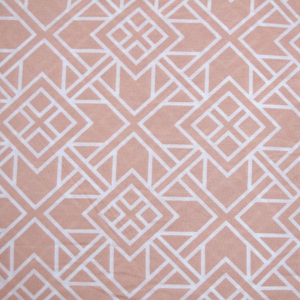 Artex Peach Nzeppel Quilt Cover Set Queen