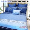 Hotel Living Bazaar Quilt Cover Set BLUE – King