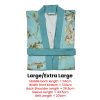 Van Gogh Almond Blossom Blue Kimono Bath Robe Large/Extra Large